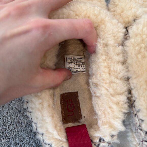 UGG Women's Tazz Ugg Platform Braid Slipper size 7 - Picture 4 of 6